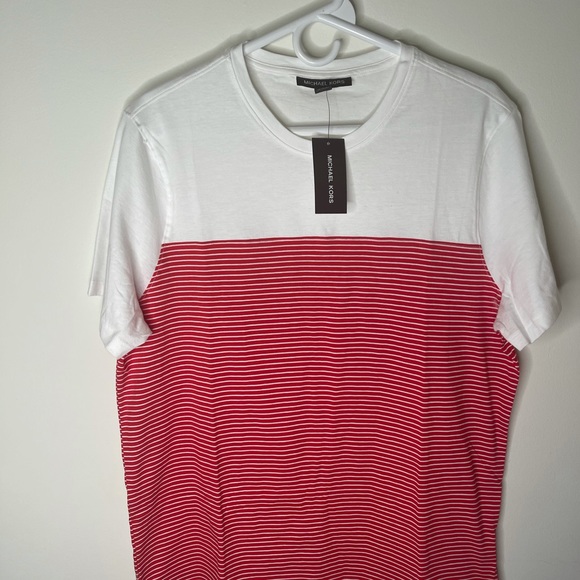 New with tags Micheal kors t-shirt red & white - Picture 3 of 8